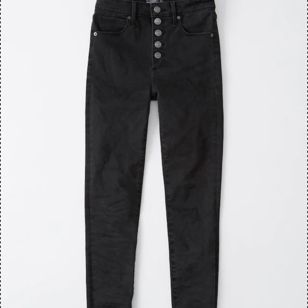 ABERCROMBIE & FITCH High Rise Skinny Ankle Jeans